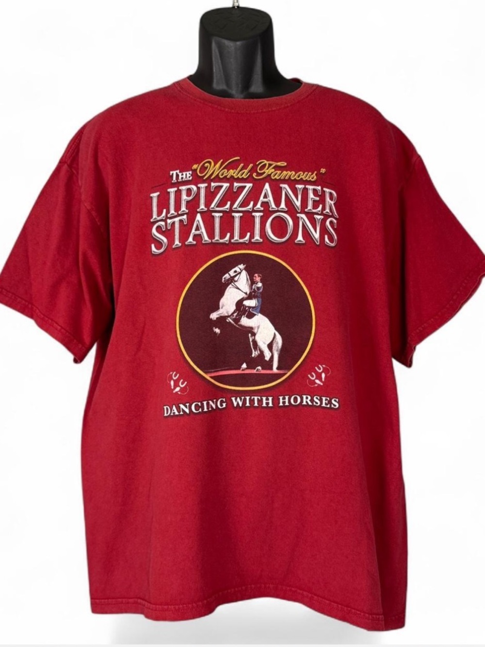 Vintage Royal Lipizzaner Stallions Shirt Mens Large Horse Show Graphic 80s USA